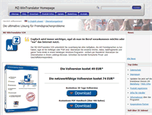 Tablet Screenshot of mz-translator.de